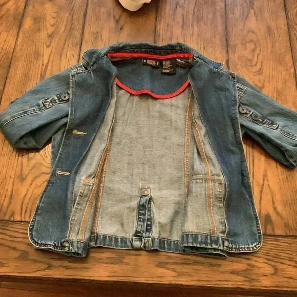 Bill blass Jean Jacket petite medium excellent used condition - Picture 2 of 3